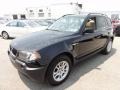 2004 Black Sapphire Metallic BMW X3 2.5i  photo #2