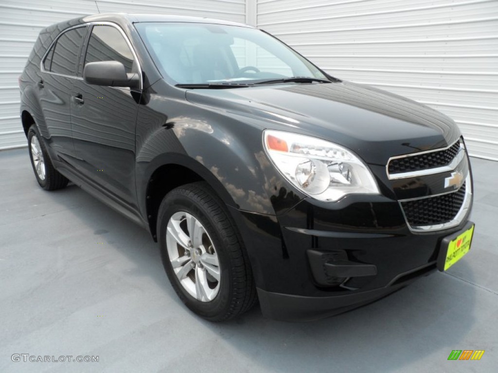 2010 Equinox LS - Black / Jet Black/Light Titanium photo #1