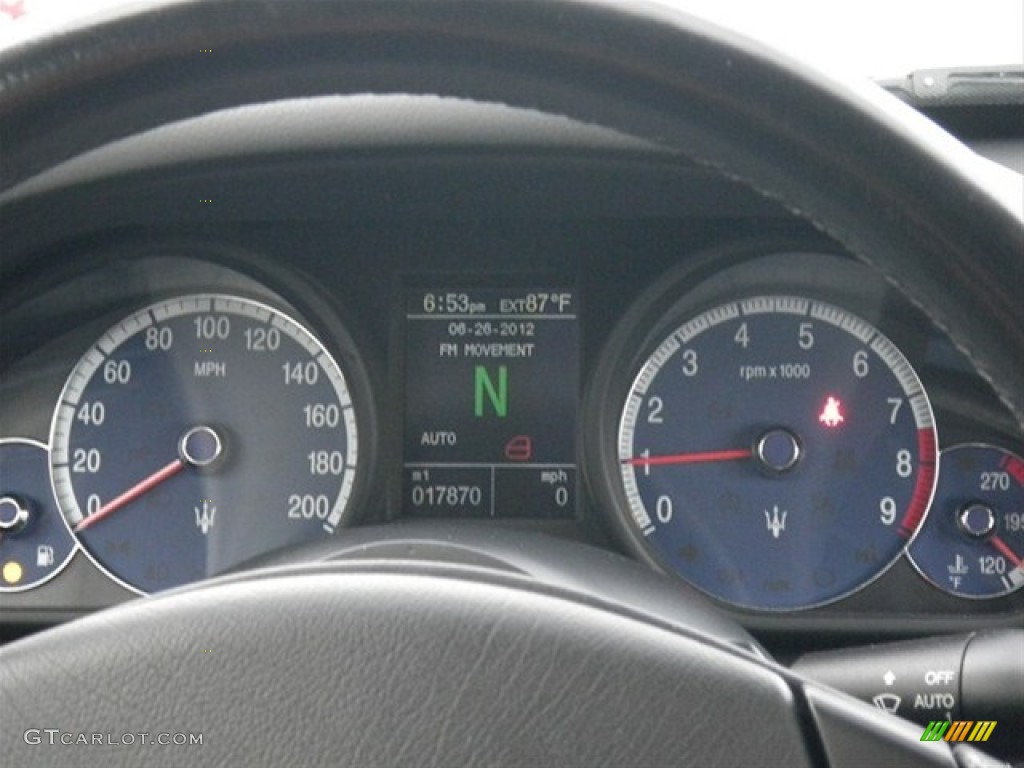 2006 Maserati Quattroporte Sport GT Gauges Photo #67308842