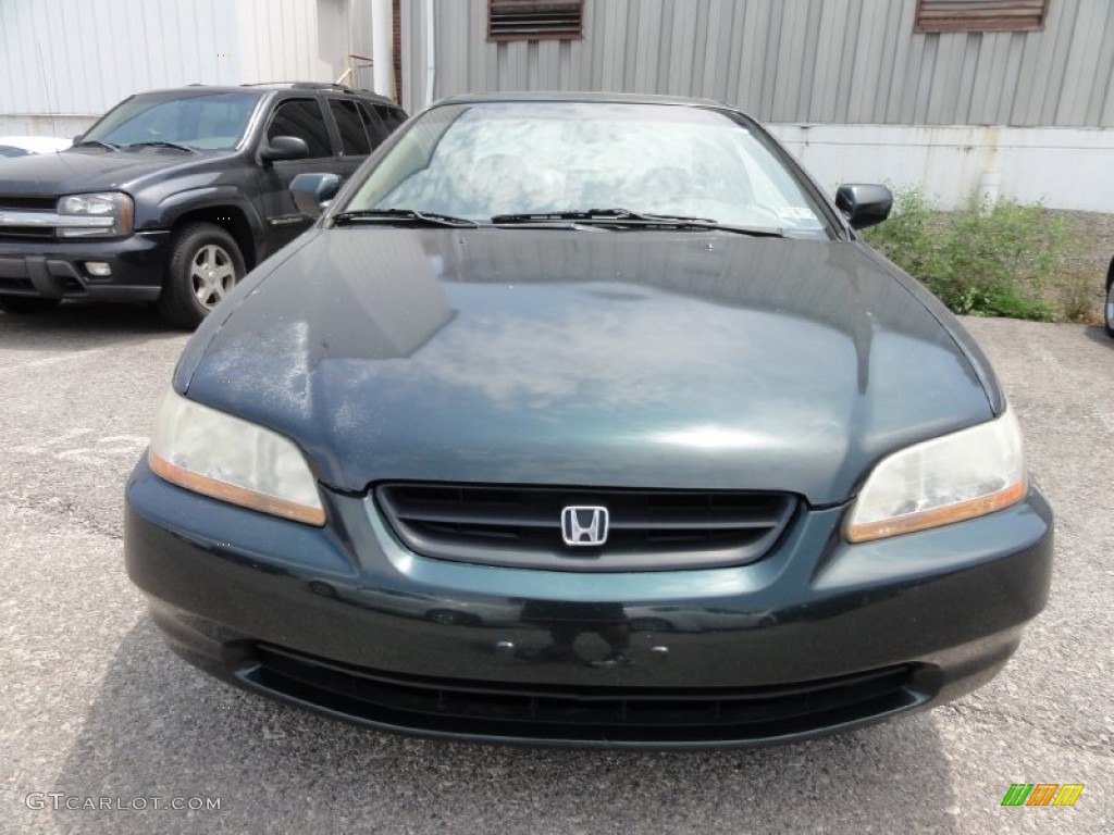 1999 Accord EX V6 Coupe - Dark Emerald Pearl / Gray photo #4