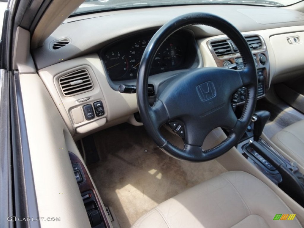 1999 Accord EX V6 Coupe - Dark Emerald Pearl / Gray photo #13