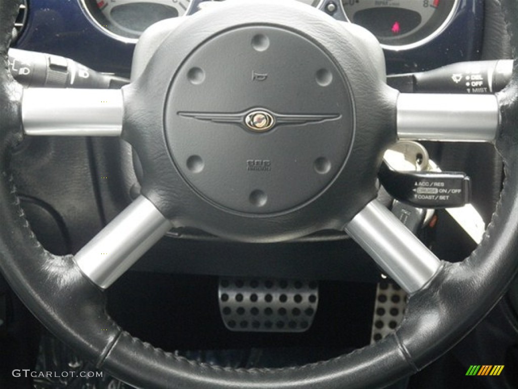 2004 PT Cruiser Dream Cruiser Series 3 - Midnight Blue Pearlcoat/Bright Silver Metallic / Dark Slate Gray photo #34