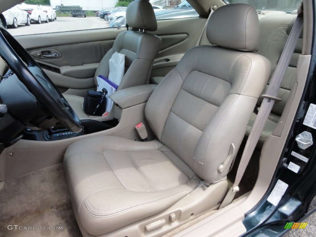 1999 Accord EX V6 Coupe - Dark Emerald Pearl / Gray photo #18