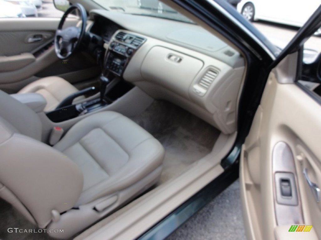 1999 Accord EX V6 Coupe - Dark Emerald Pearl / Gray photo #19