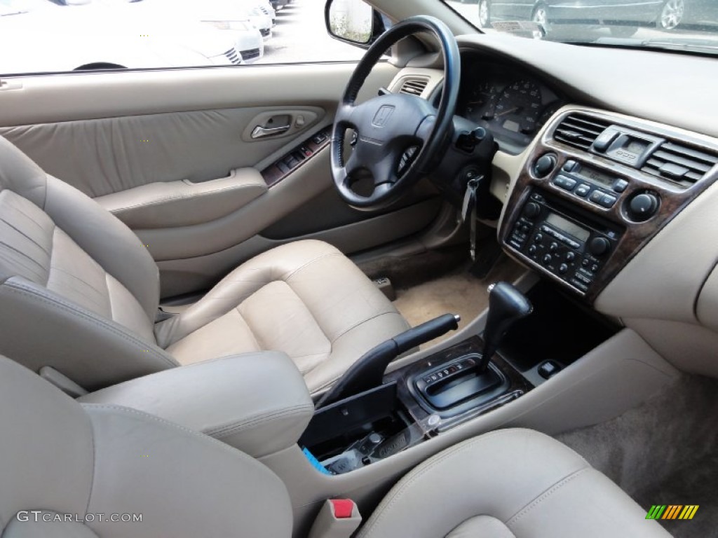 1999 Accord EX V6 Coupe - Dark Emerald Pearl / Gray photo #20