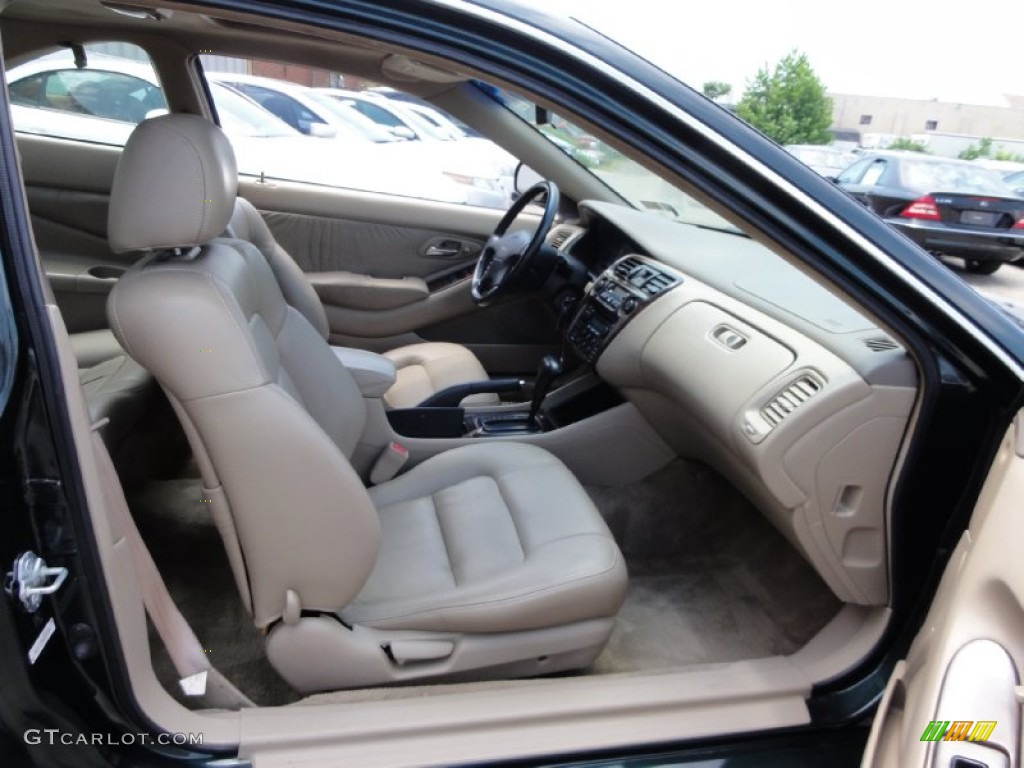 1999 Accord EX V6 Coupe - Dark Emerald Pearl / Gray photo #21