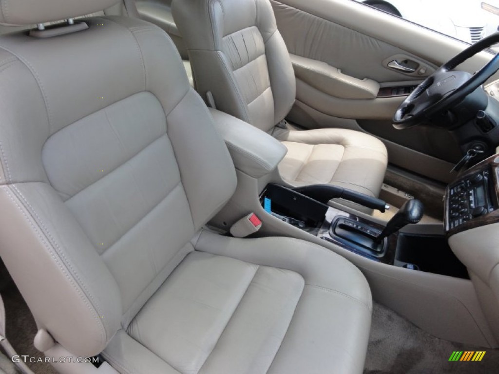 1999 Accord EX V6 Coupe - Dark Emerald Pearl / Gray photo #22
