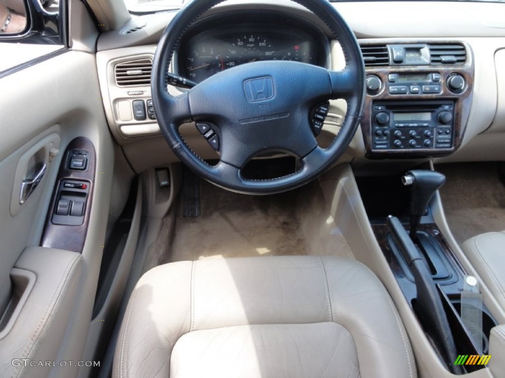 1999 Accord EX V6 Coupe - Dark Emerald Pearl / Gray photo #39