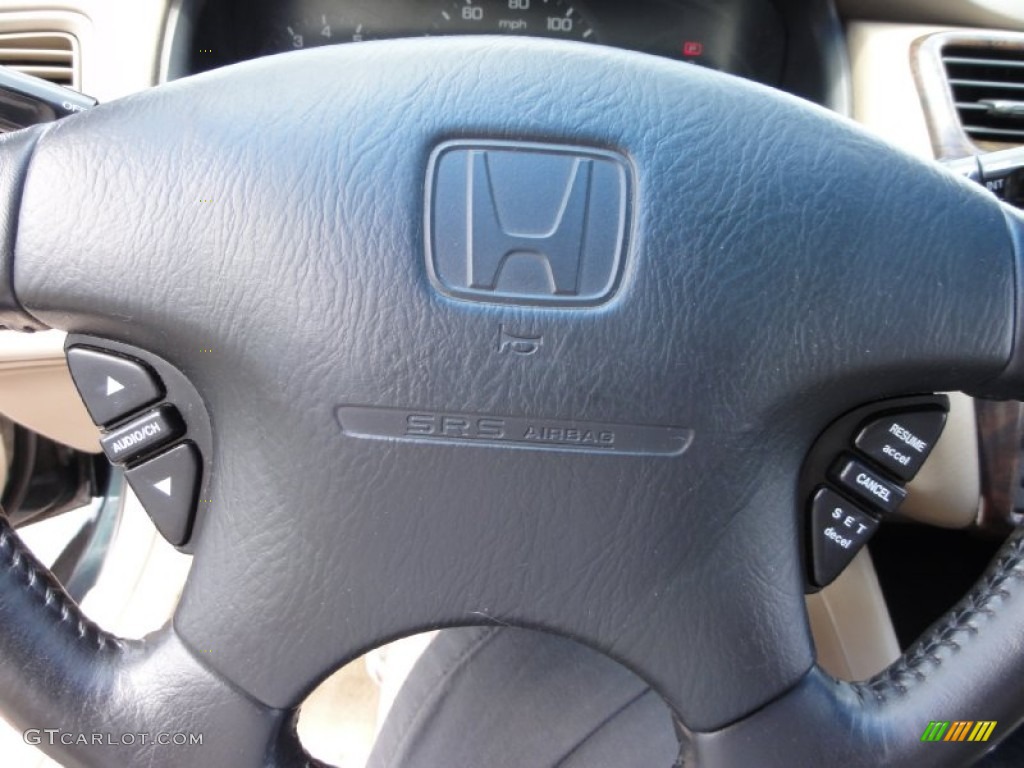 1999 Accord EX V6 Coupe - Dark Emerald Pearl / Gray photo #46