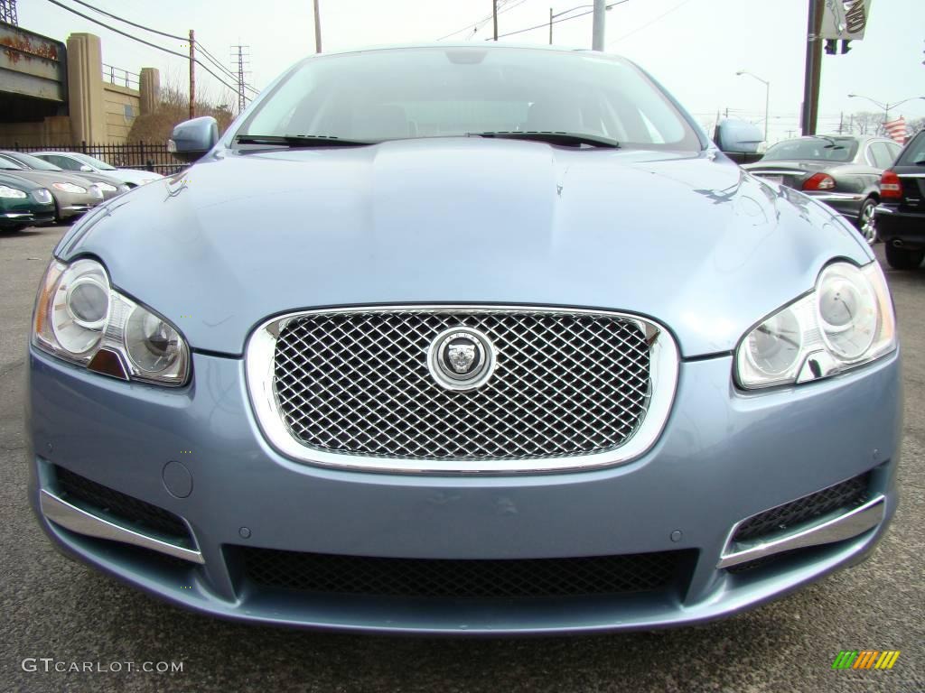 Azure Blue Metallic 2009 Jaguar XF Luxury Exterior Photo #6731042