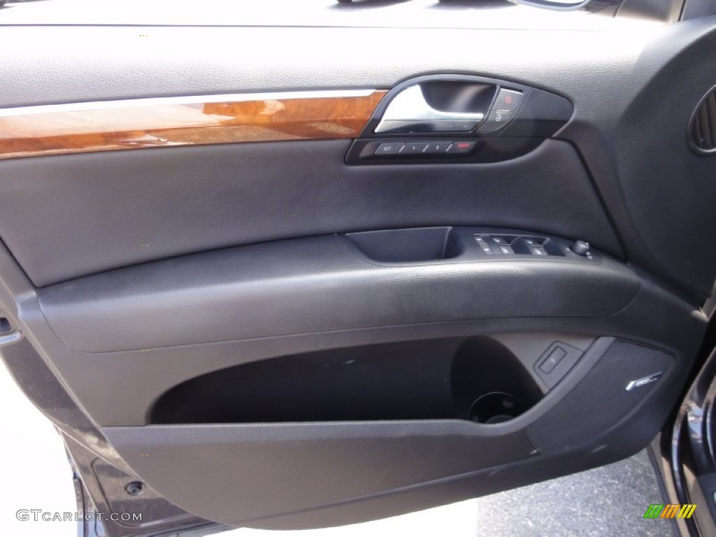 2009 Audi Q7 3.0 TDI quattro Black Door Panel Photo #67310576