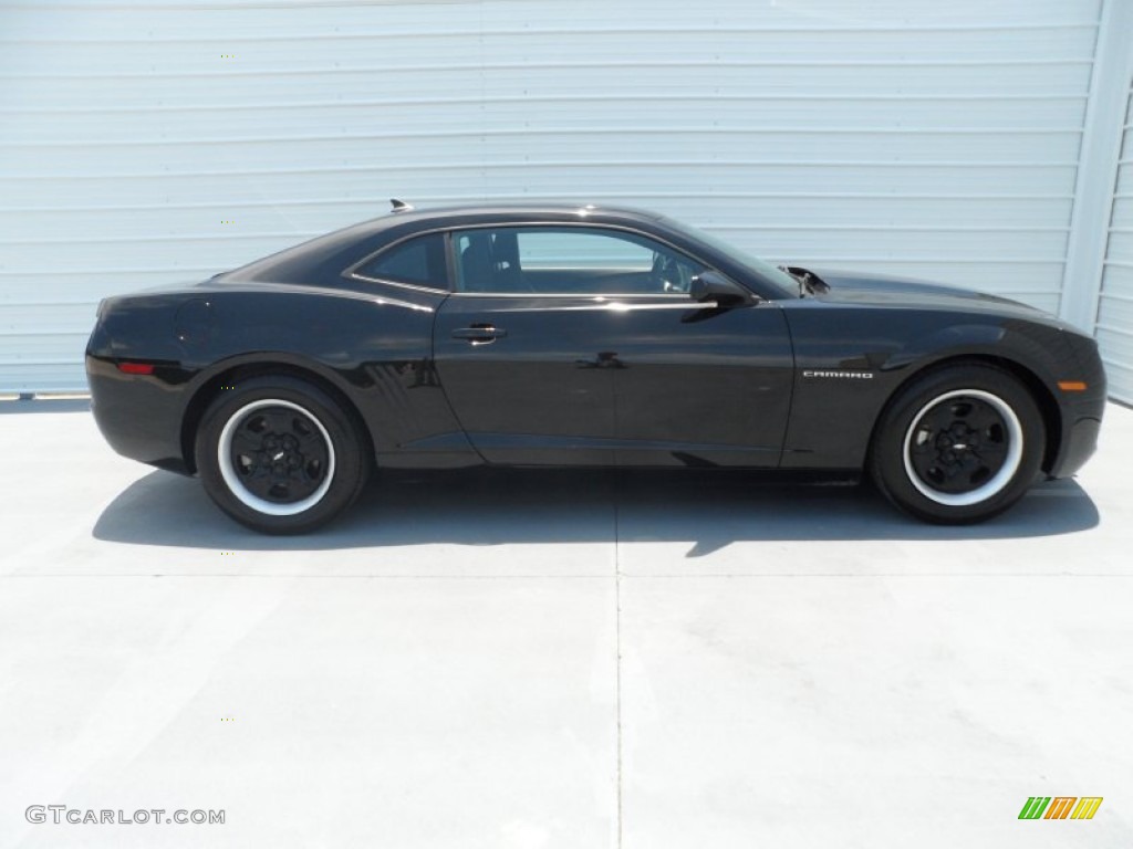 2011 Camaro LS Coupe - Black / Black photo #2