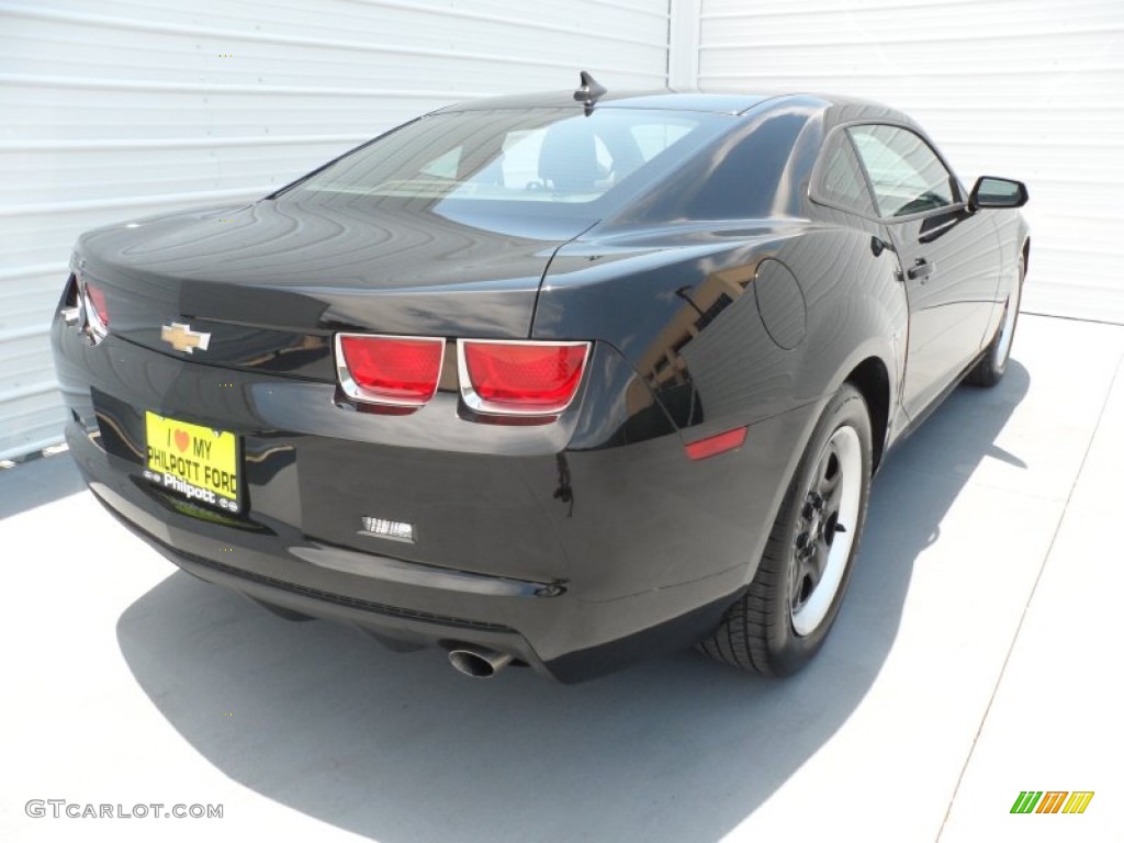2011 Camaro LS Coupe - Black / Black photo #3