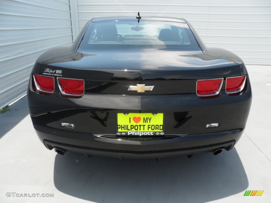 2011 Camaro LS Coupe - Black / Black photo #4