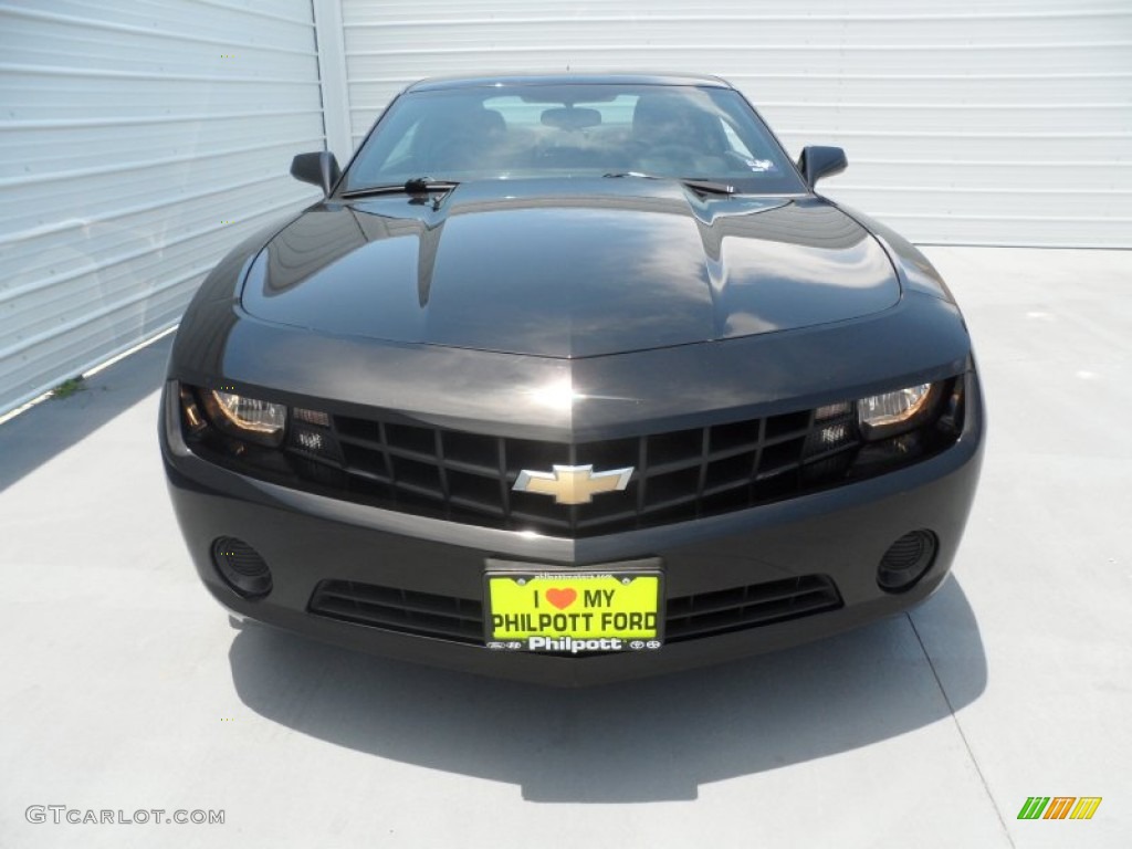 2011 Camaro LS Coupe - Black / Black photo #7