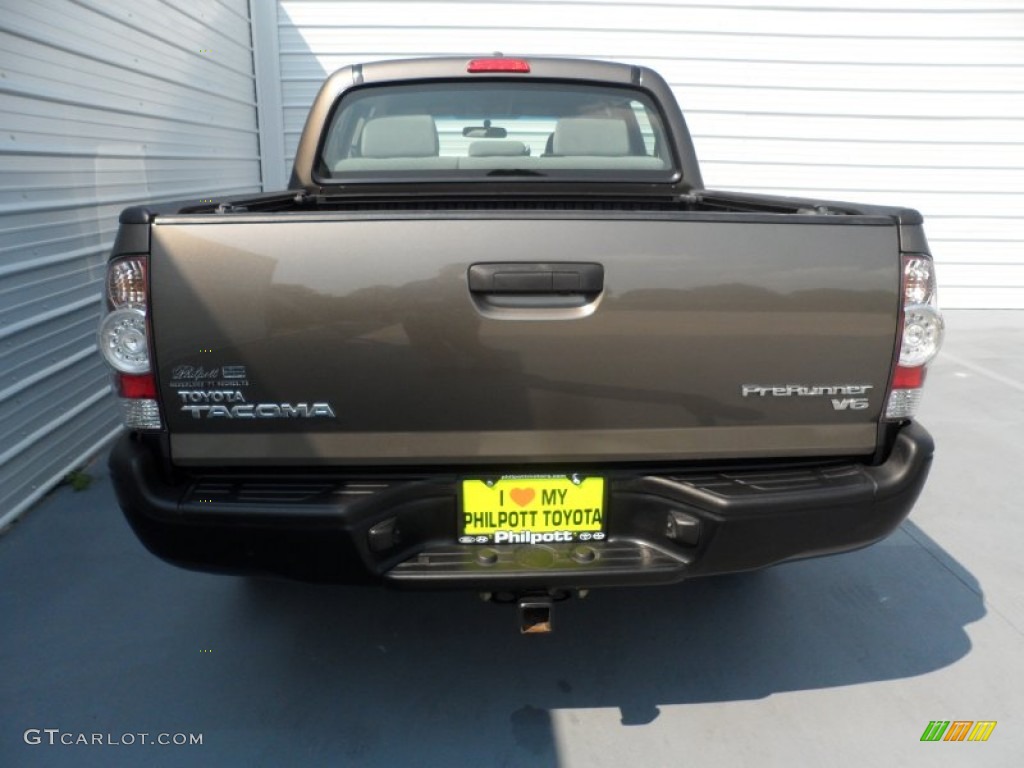 2009 Tacoma V6 PreRunner Double Cab - Pyrite Brown Mica / Graphite Gray photo #4