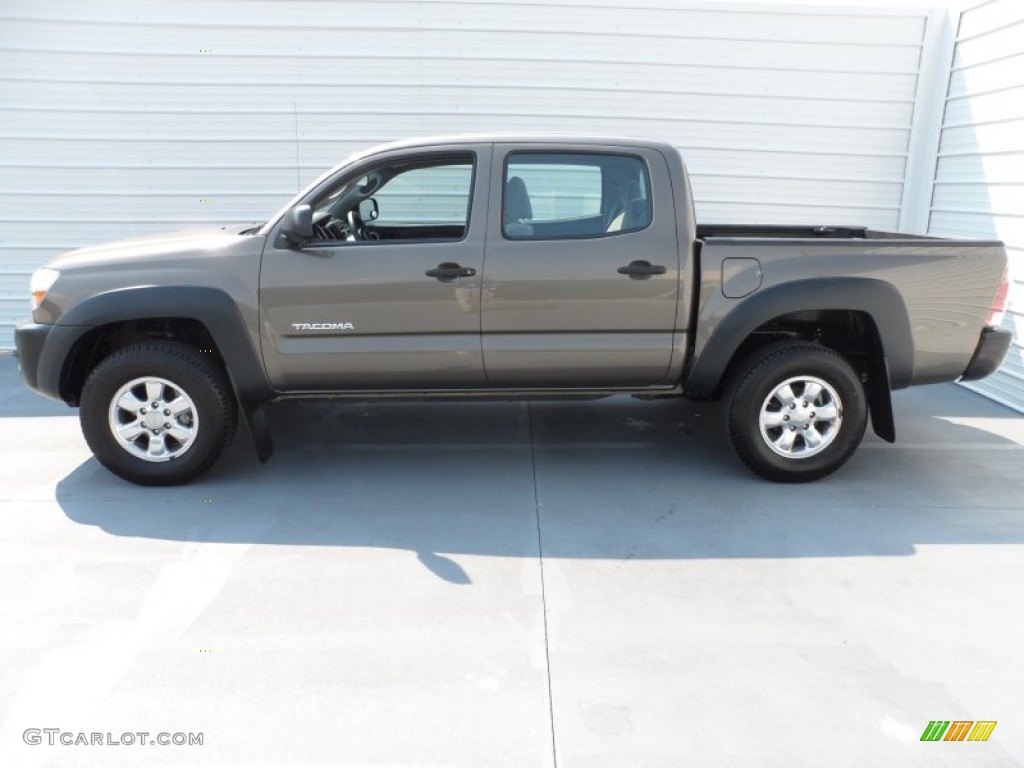 2009 Tacoma V6 PreRunner Double Cab - Pyrite Brown Mica / Graphite Gray photo #5