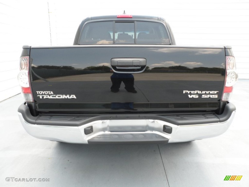 2012 Tacoma V6 TSS Prerunner Double Cab - Black / Graphite photo #4