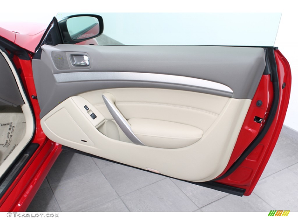 2009 Infiniti G 37 x Coupe Wheat Door Panel Photo #67313777
