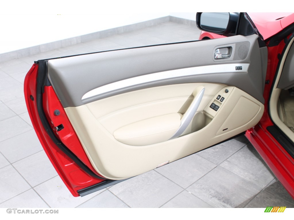 2009 Infiniti G 37 x Coupe Wheat Door Panel Photo #67313786