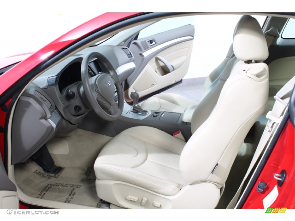 Wheat Interior 2009 Infiniti G 37 x Coupe Photo #67313804