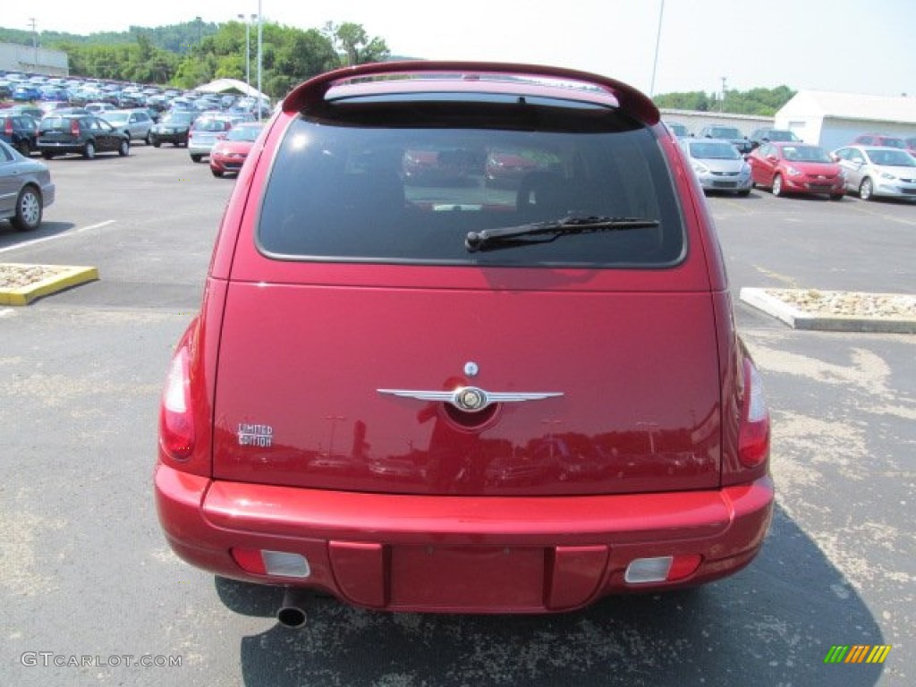 2006 PT Cruiser Limited - Inferno Red Crystal Pearl / Pastel Pebble Beige photo #9