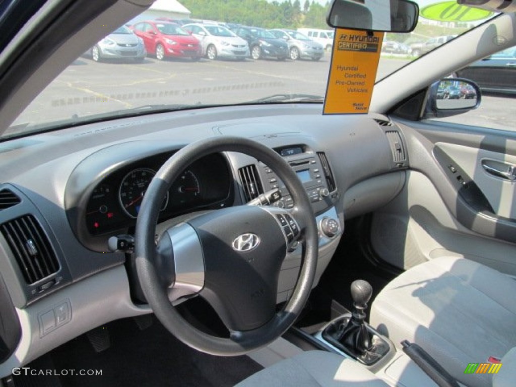 2010 Hyundai Elantra Blue Gray Dashboard Photo #67315196