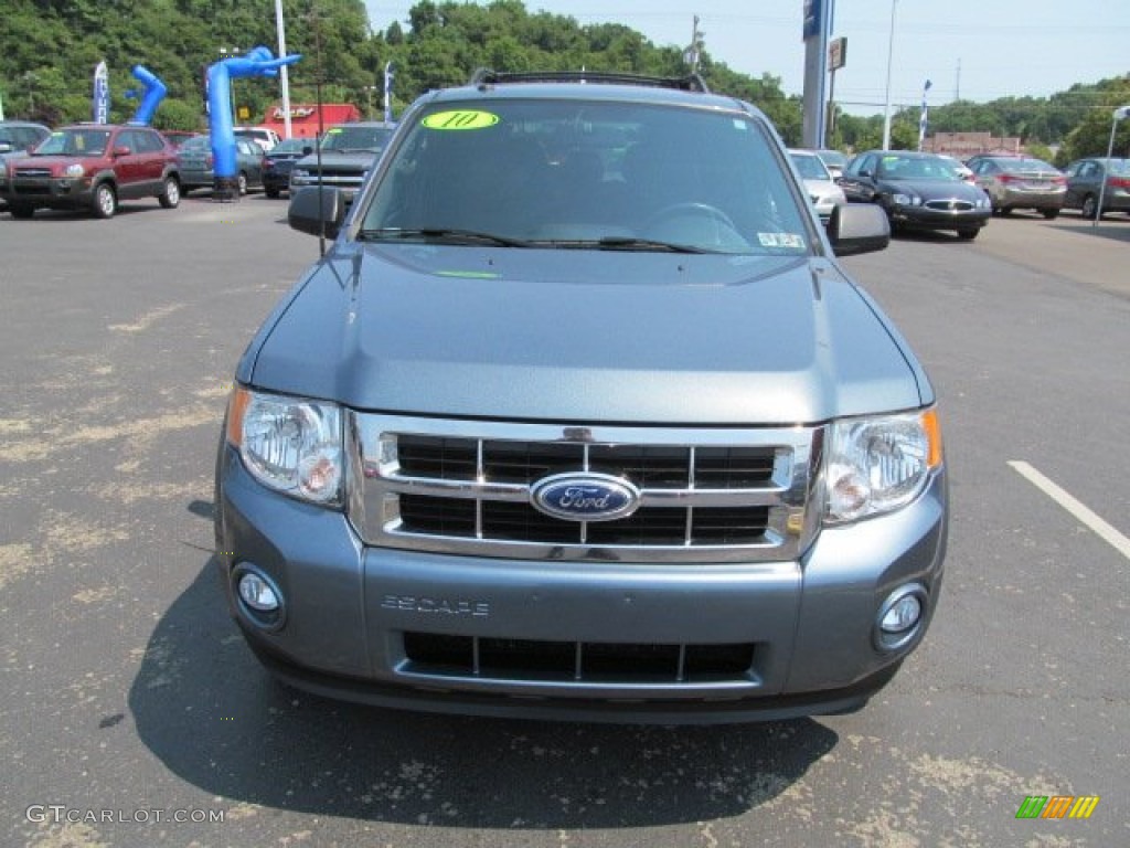 2010 Escape XLT 4WD - Steel Blue Metallic / Charcoal Black photo #4