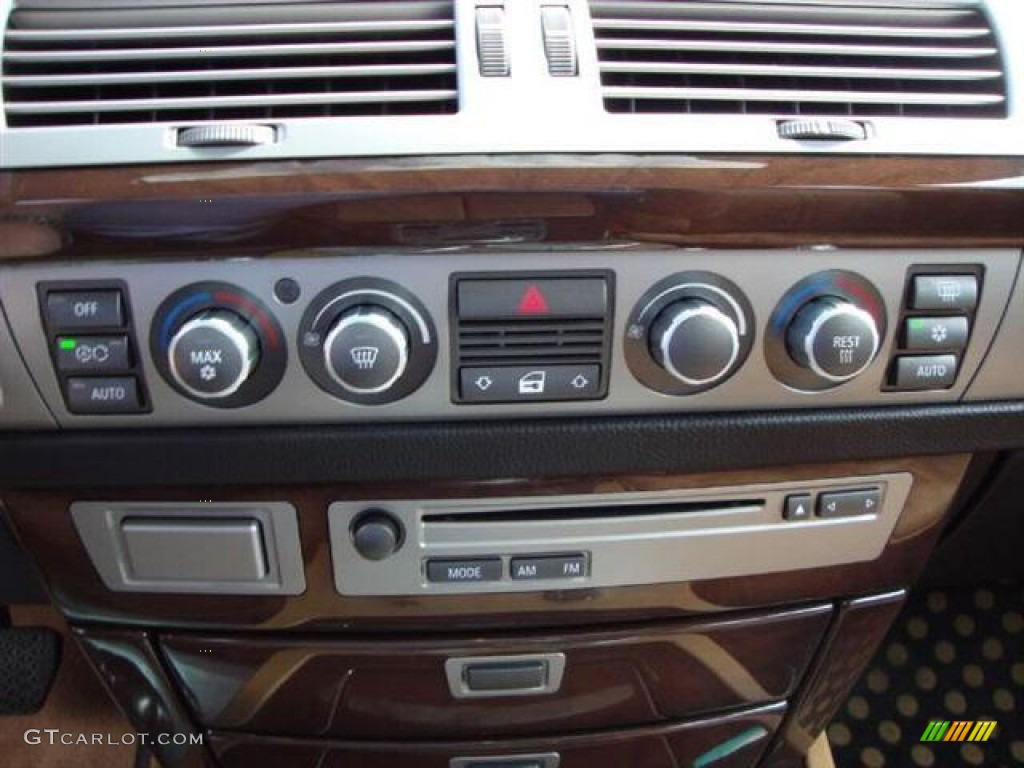 2006 7 Series 750Li Sedan - Monaco Blue Metallic / Black/Natural Brown photo #24