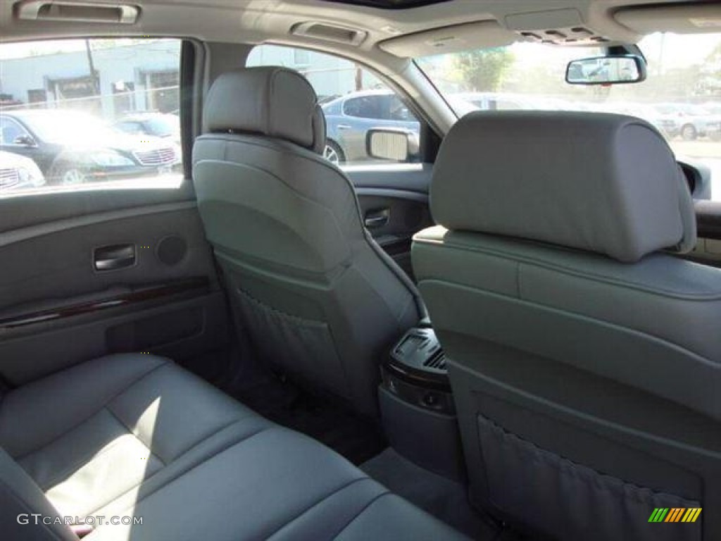 2008 7 Series 750i Sedan - Moonstone Metallic / Flannel Grey photo #17