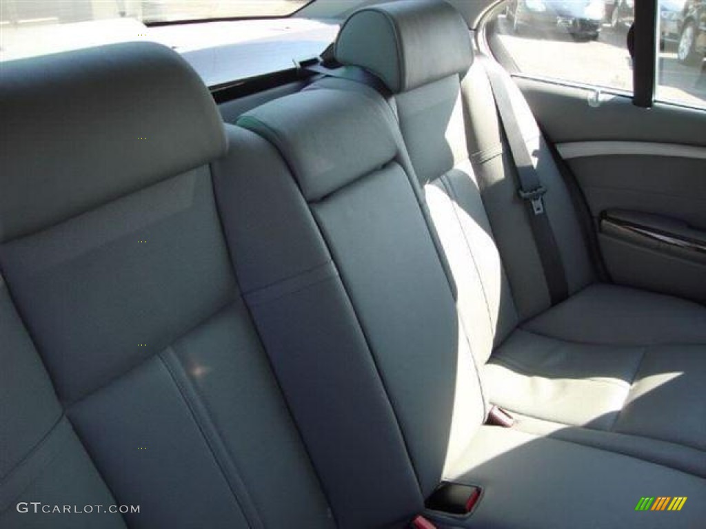 2008 7 Series 750i Sedan - Moonstone Metallic / Flannel Grey photo #18