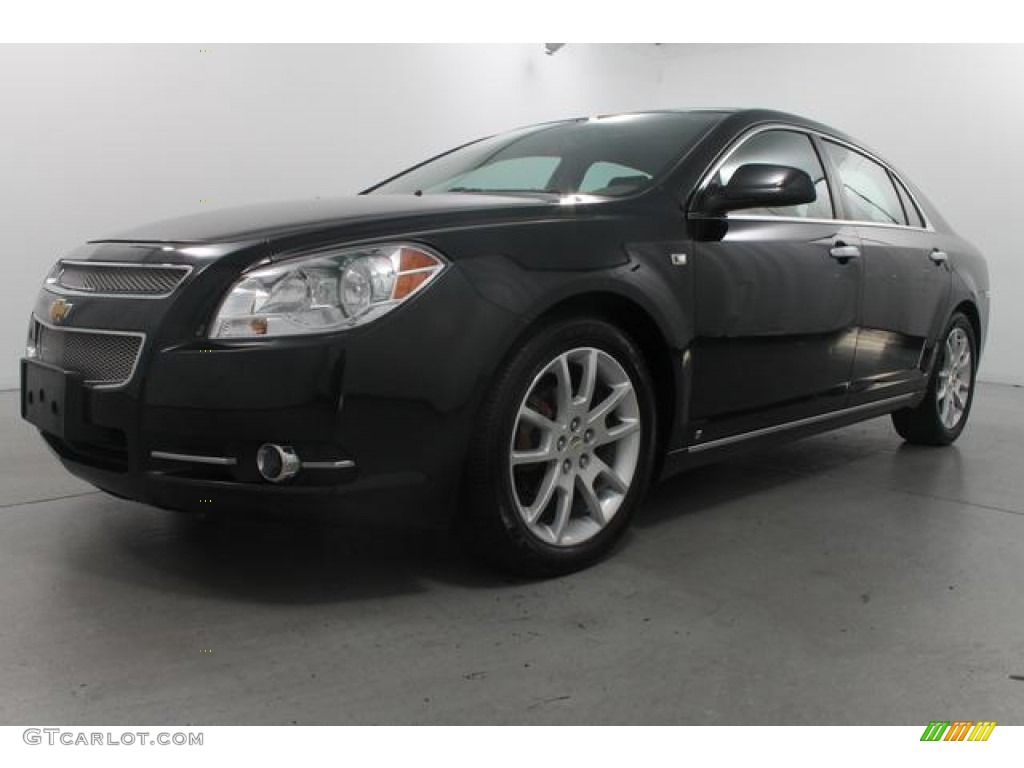 2008 Malibu LTZ Sedan - Black Granite Metallic / Cocoa/Cashmere Beige photo #1
