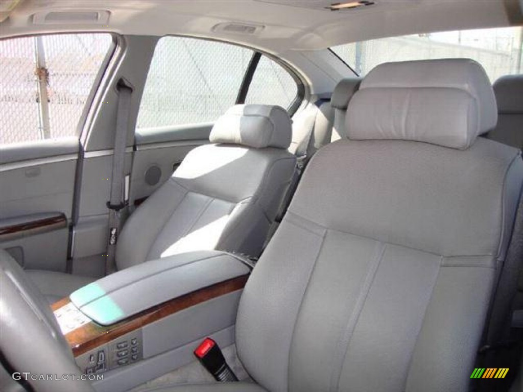 2006 7 Series 750i Sedan - Monaco Blue Metallic / Basalt Grey/Flannel Grey photo #10