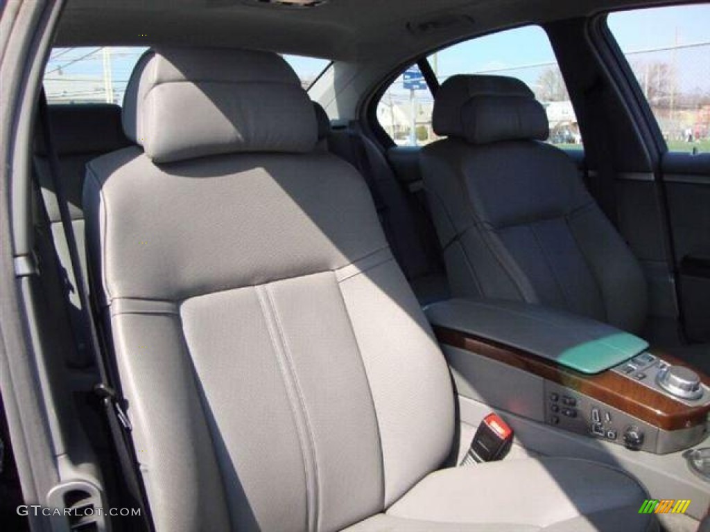 2006 7 Series 750i Sedan - Monaco Blue Metallic / Basalt Grey/Flannel Grey photo #12