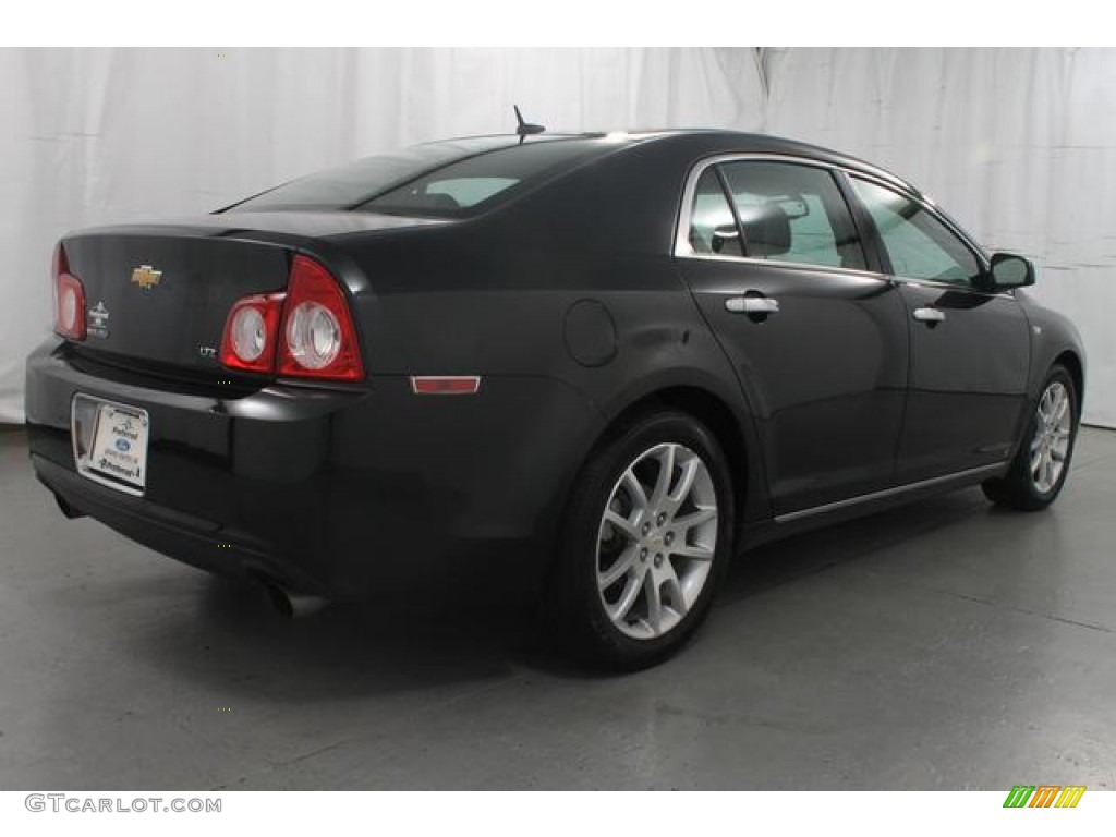 2008 Malibu LTZ Sedan - Black Granite Metallic / Cocoa/Cashmere Beige photo #5
