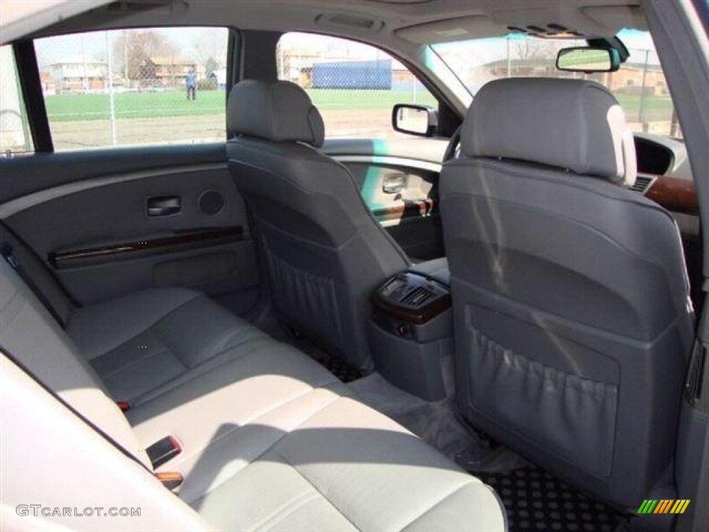 2006 7 Series 750i Sedan - Monaco Blue Metallic / Basalt Grey/Flannel Grey photo #13