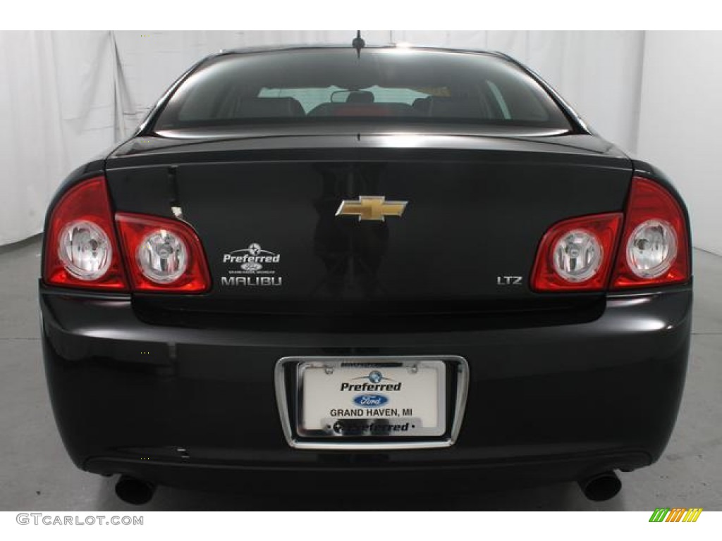 2008 Malibu LTZ Sedan - Black Granite Metallic / Cocoa/Cashmere Beige photo #6