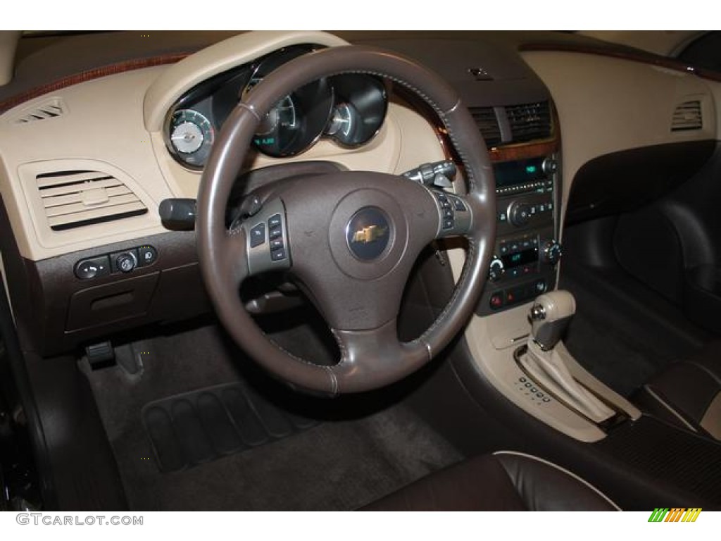 2008 Malibu LTZ Sedan - Black Granite Metallic / Cocoa/Cashmere Beige photo #13