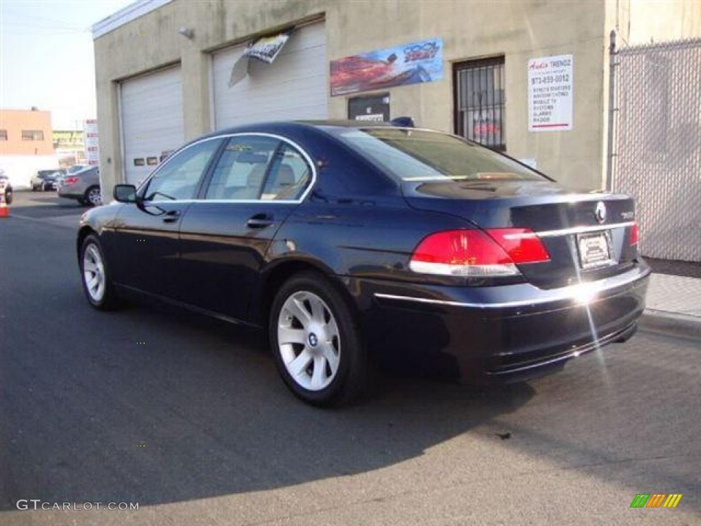 2006 7 Series 750i Sedan - Monaco Blue Metallic / Dark Beige/Beige III photo #4