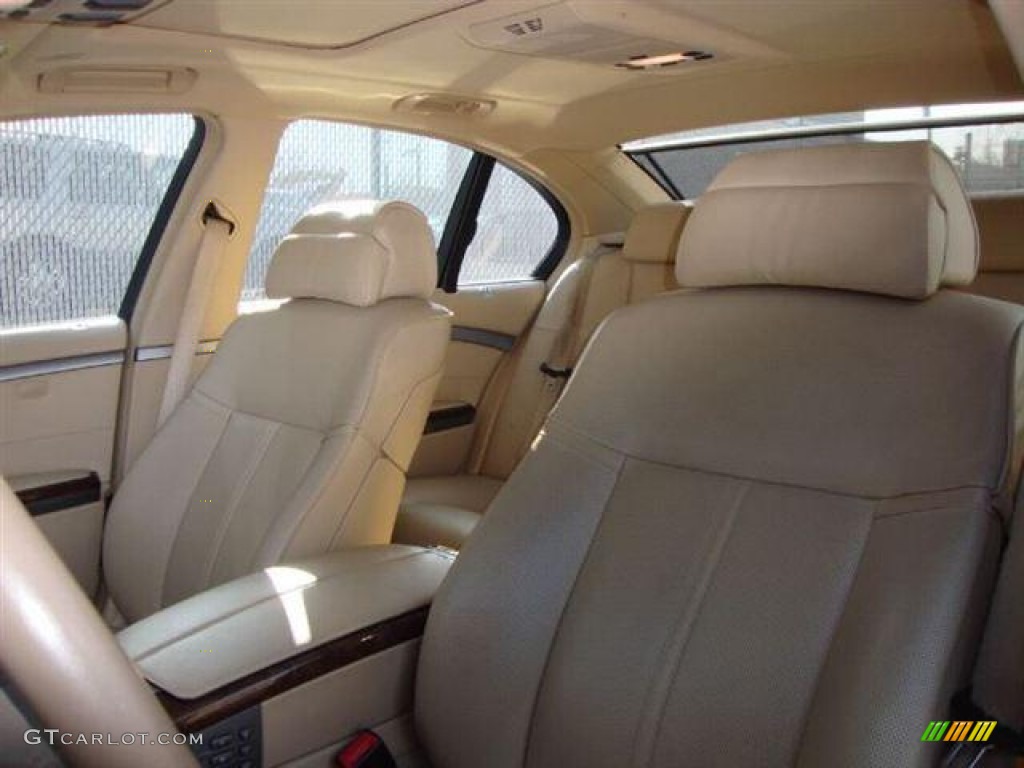 2006 7 Series 750i Sedan - Monaco Blue Metallic / Dark Beige/Beige III photo #8