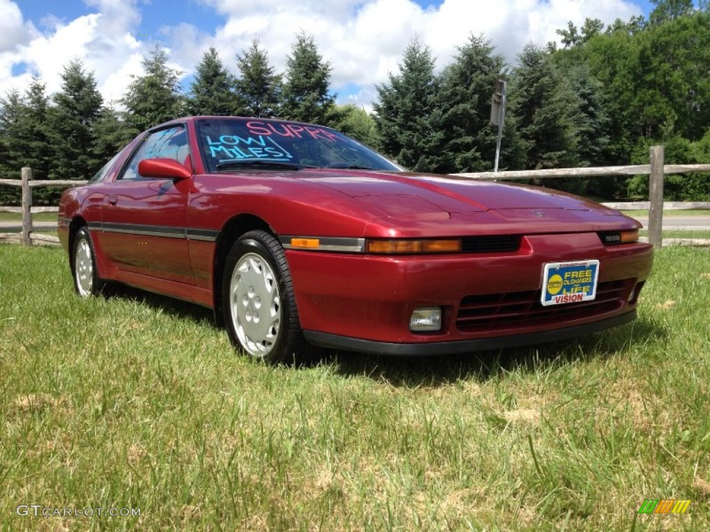 Red Pearl 1989 Toyota Supra Standard Supra Model Exterior Photo #67316300