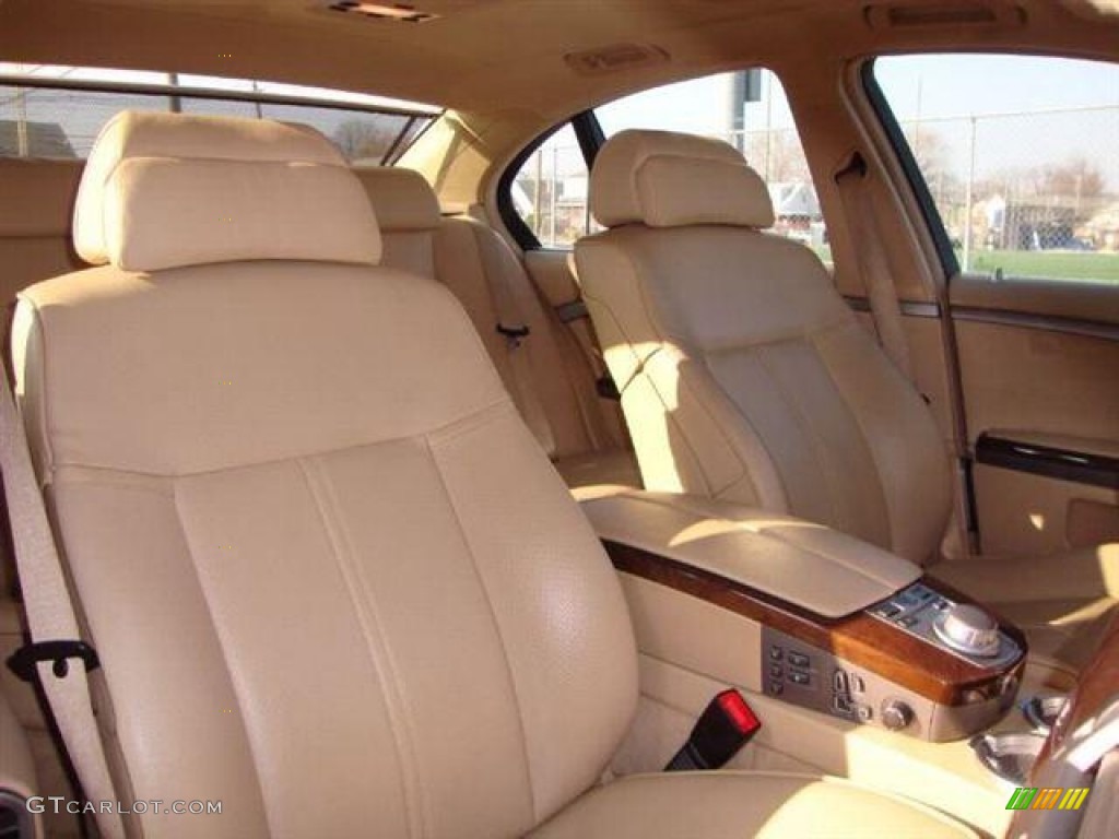 2006 7 Series 750i Sedan - Monaco Blue Metallic / Dark Beige/Beige III photo #11