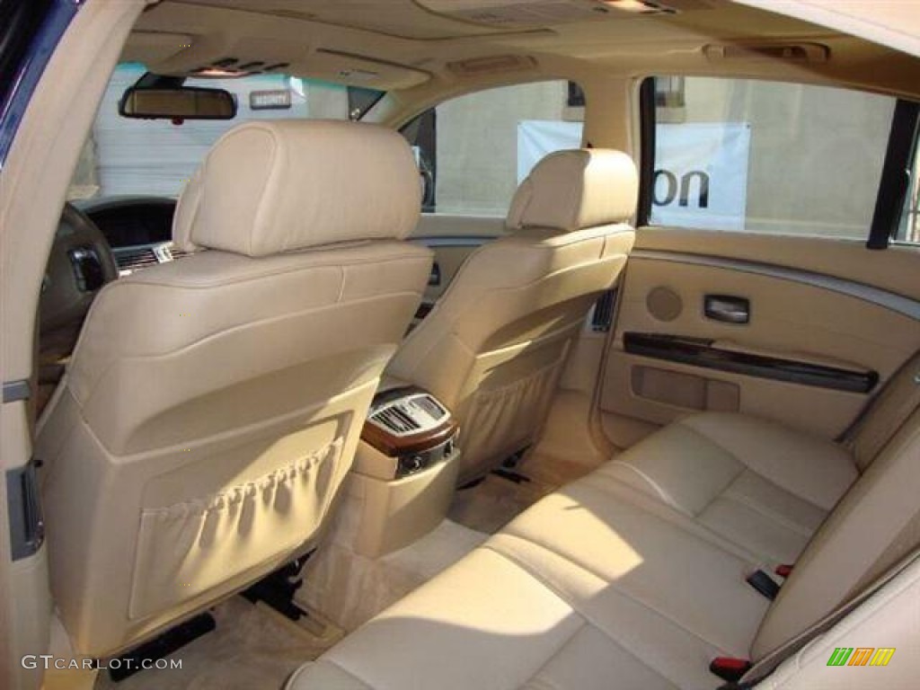 2006 7 Series 750i Sedan - Monaco Blue Metallic / Dark Beige/Beige III photo #14