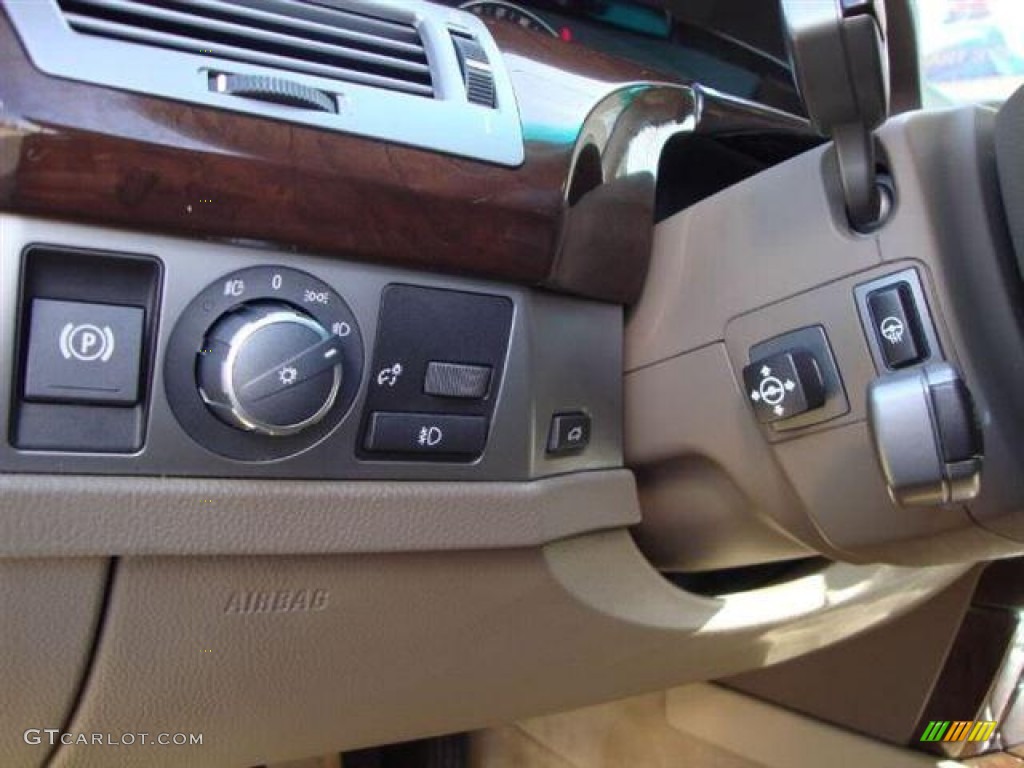 2006 7 Series 750i Sedan - Monaco Blue Metallic / Dark Beige/Beige III photo #24