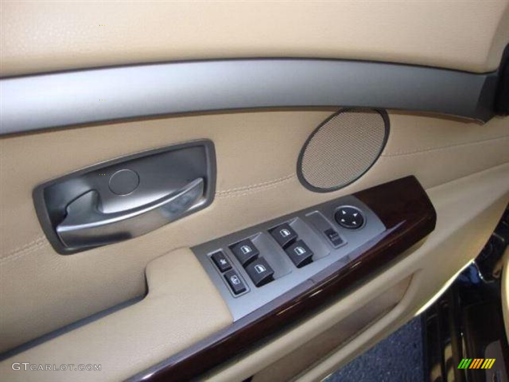 2006 7 Series 750i Sedan - Monaco Blue Metallic / Dark Beige/Beige III photo #28