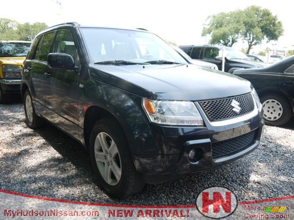 2008 Grand Vitara Luxury - Black Pearl Metallic / Beige photo #1