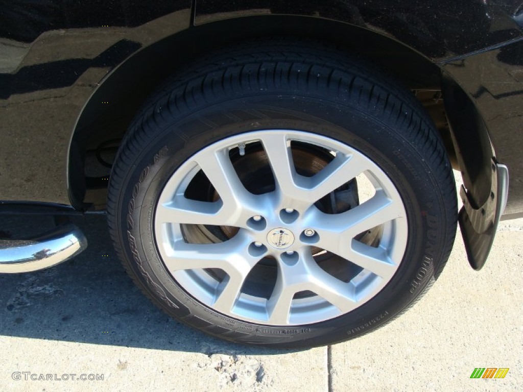 2011 Rogue SL AWD - Wicked Black / Black photo #8