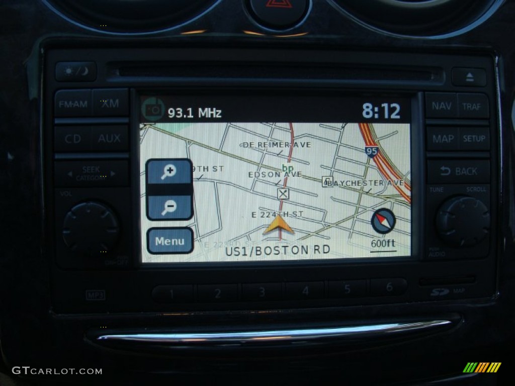 2011 Rogue SL AWD - Wicked Black / Black photo #22