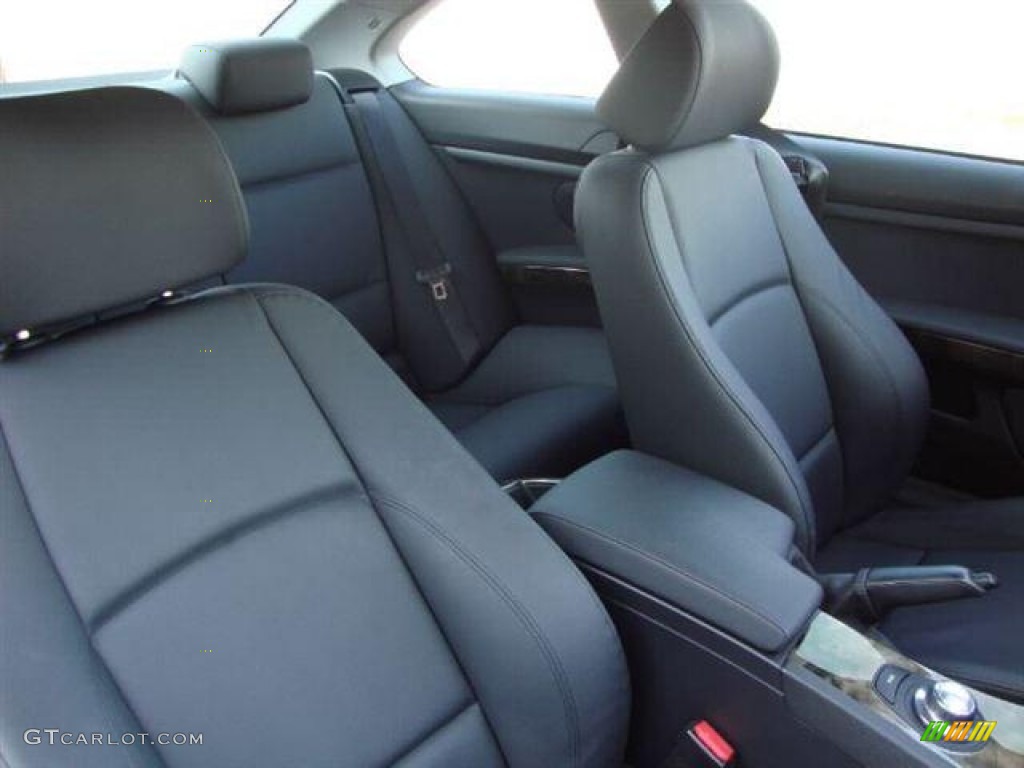 2008 3 Series 328xi Coupe - Black Sapphire Metallic / Black photo #14