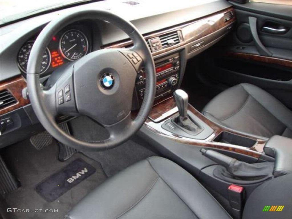 Black Interior 2009 BMW 3 Series 328xi Sedan Photo #67321931